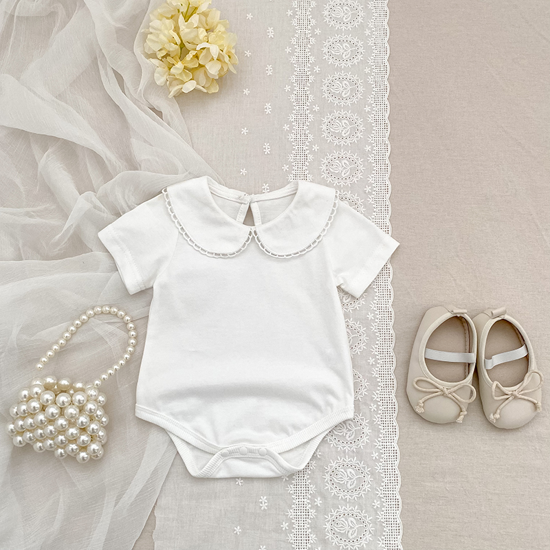 Bamboo Bodysuit Baby - 0-24 متر الصيف الوليد الاطفال طفل