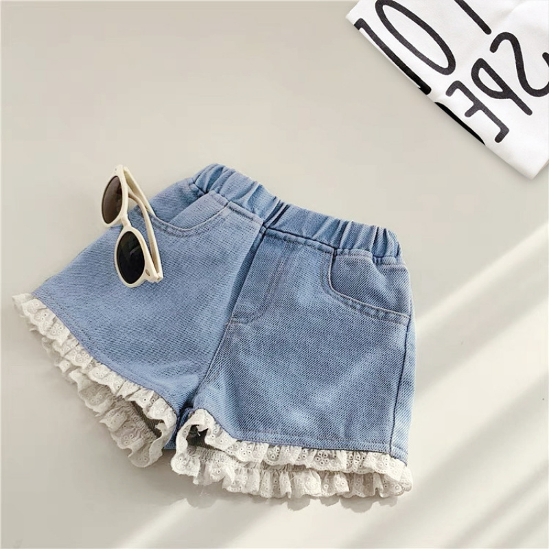Baby Clothing Patterns Free - الفتيات ملابس الدنيم السراويل للأطفال الصيف