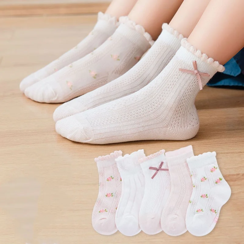 Baby Clothing Patterns Free - جوارب أطفال 5 أزواج/مجموعة، جوارب قطنية