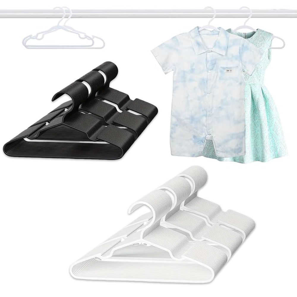 Baby Clothing Wardrobe - 10/20 قطعة شماعات ملابس مضادة للانزلاق