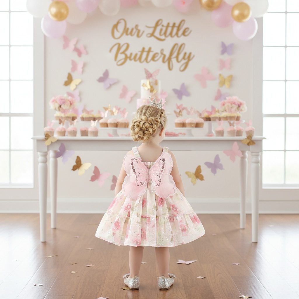 فستان أطفال صيفي بحمالات مزين  - مراجعة Baby Clothing H&M وسعره