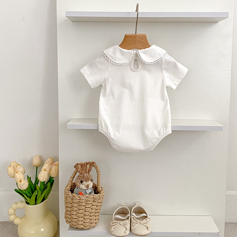 0-24 متر الصيف الوليد الاطفال  - مراجعة Bamboo Bodysuit Baby وسعره