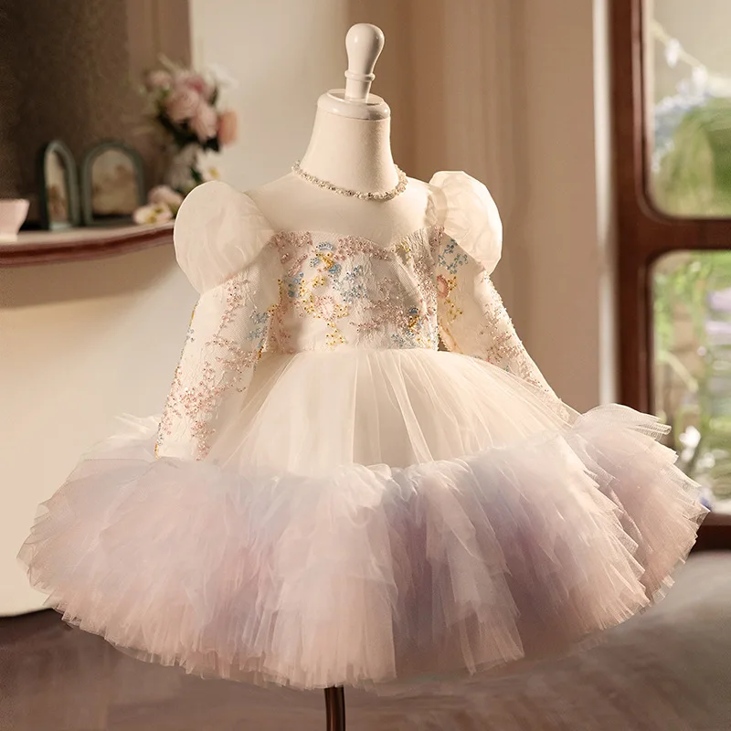 فستان أطفال بأكمام طويلة للخري - مراجعة Baby Clothing Layers وسعره