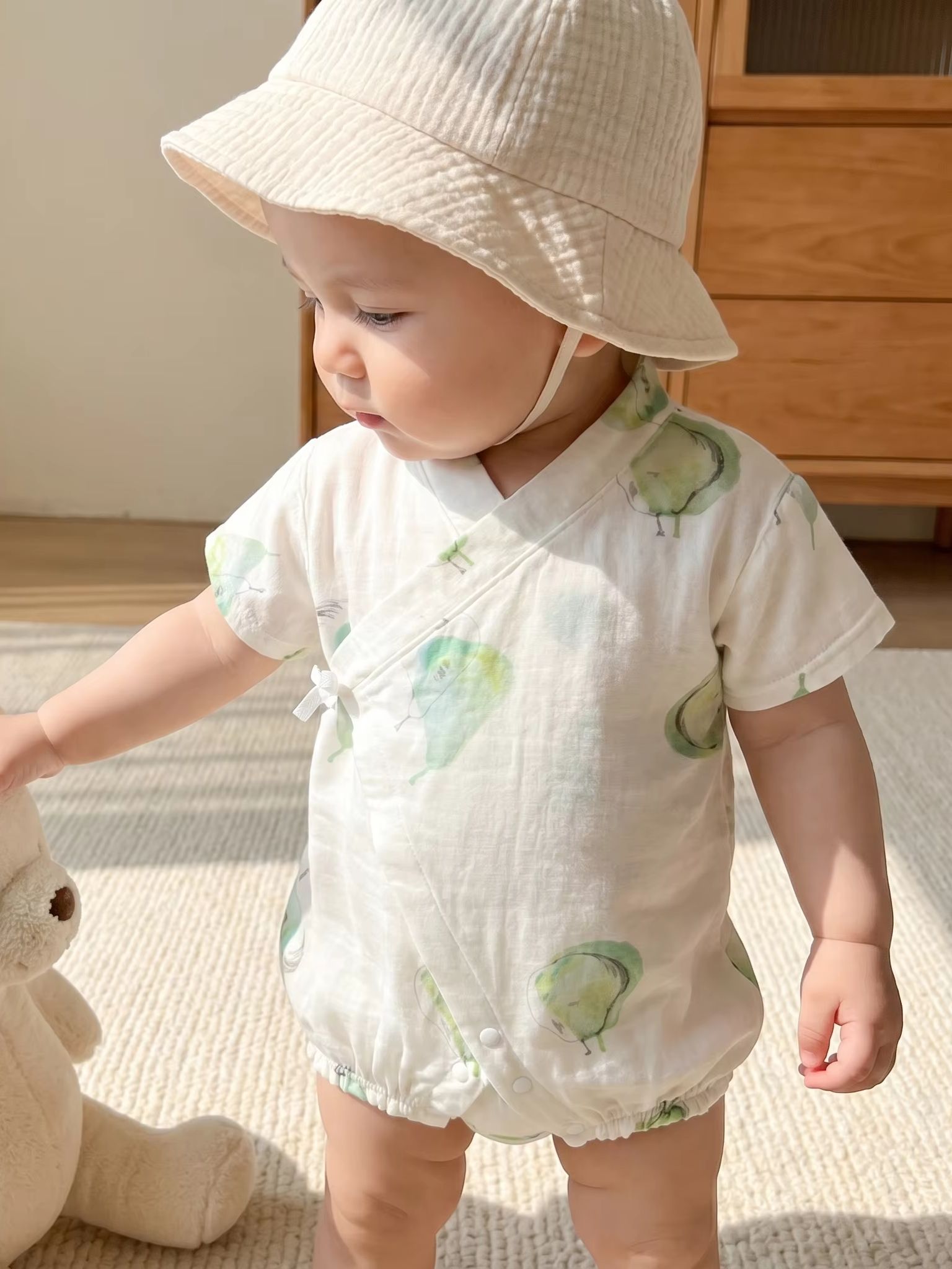 بدلة صيفية للأطفال حديثي الولا - مراجعة Bamboo Bodysuit Baby وسعره