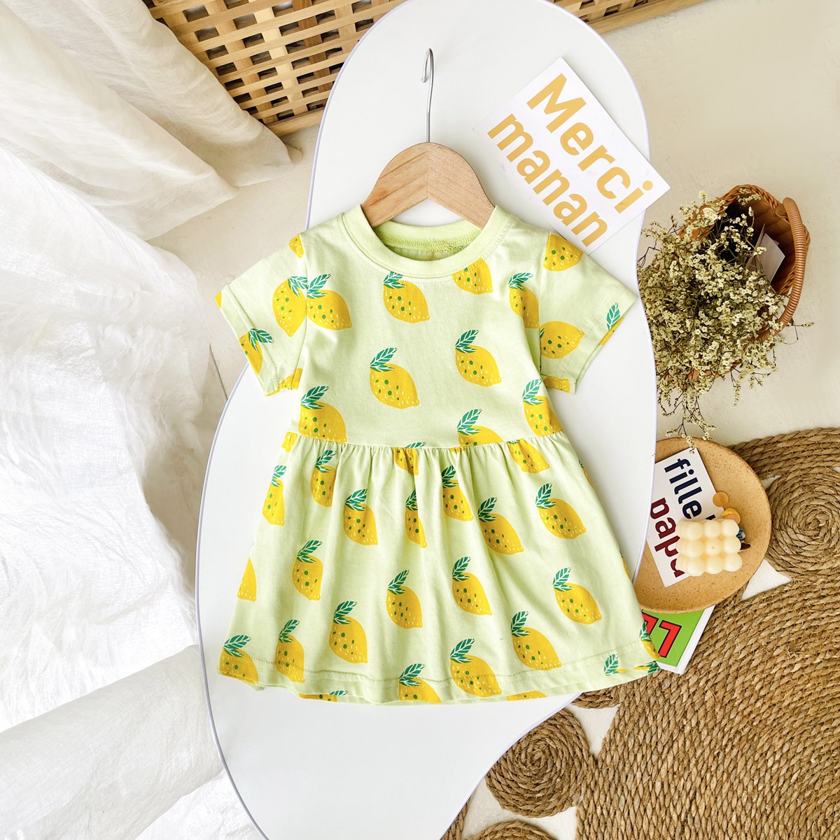 فستان صيفي للأطفال من سانلوتوز - مراجعة Baby Clothing Patterns Free وسعره