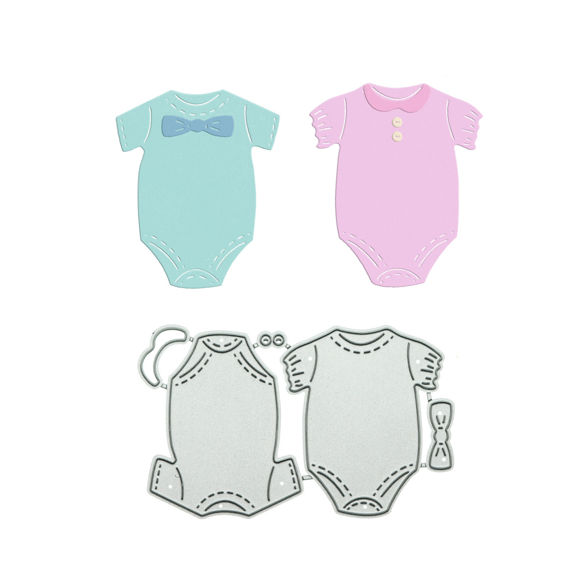 قطع معدنية يموت ملابس الطفل رو - مراجعة Baby Clothing Patterns Free وسعره