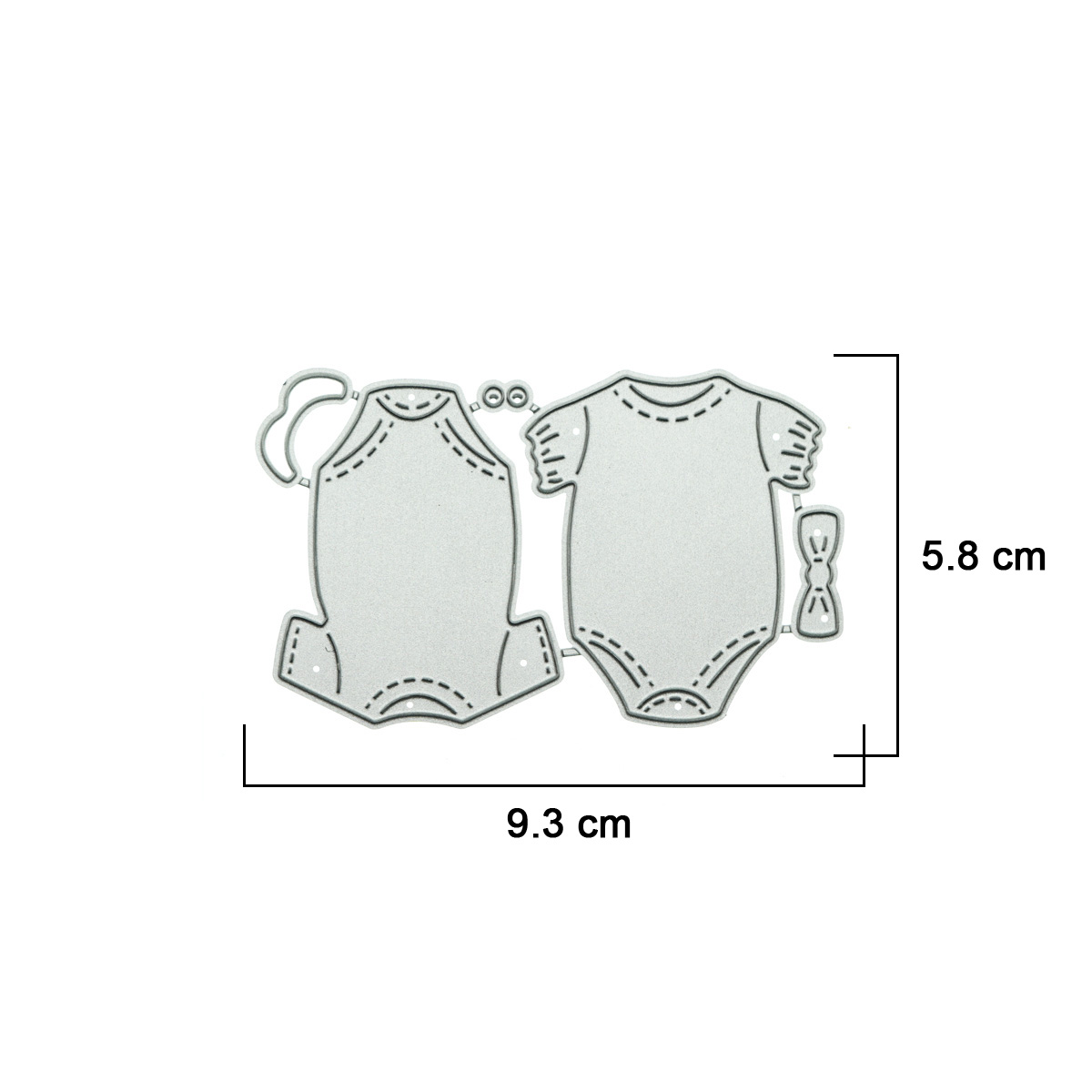 قطع معدنية يموت ملابس الطفل رو - مراجعة Baby Clothing Patterns Free وسعره